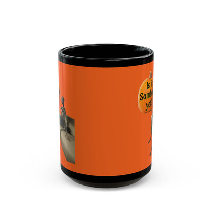 Is it Samhain yet? Skeleton's Pumpkin Orange Mug by CreepyCrafts.boo