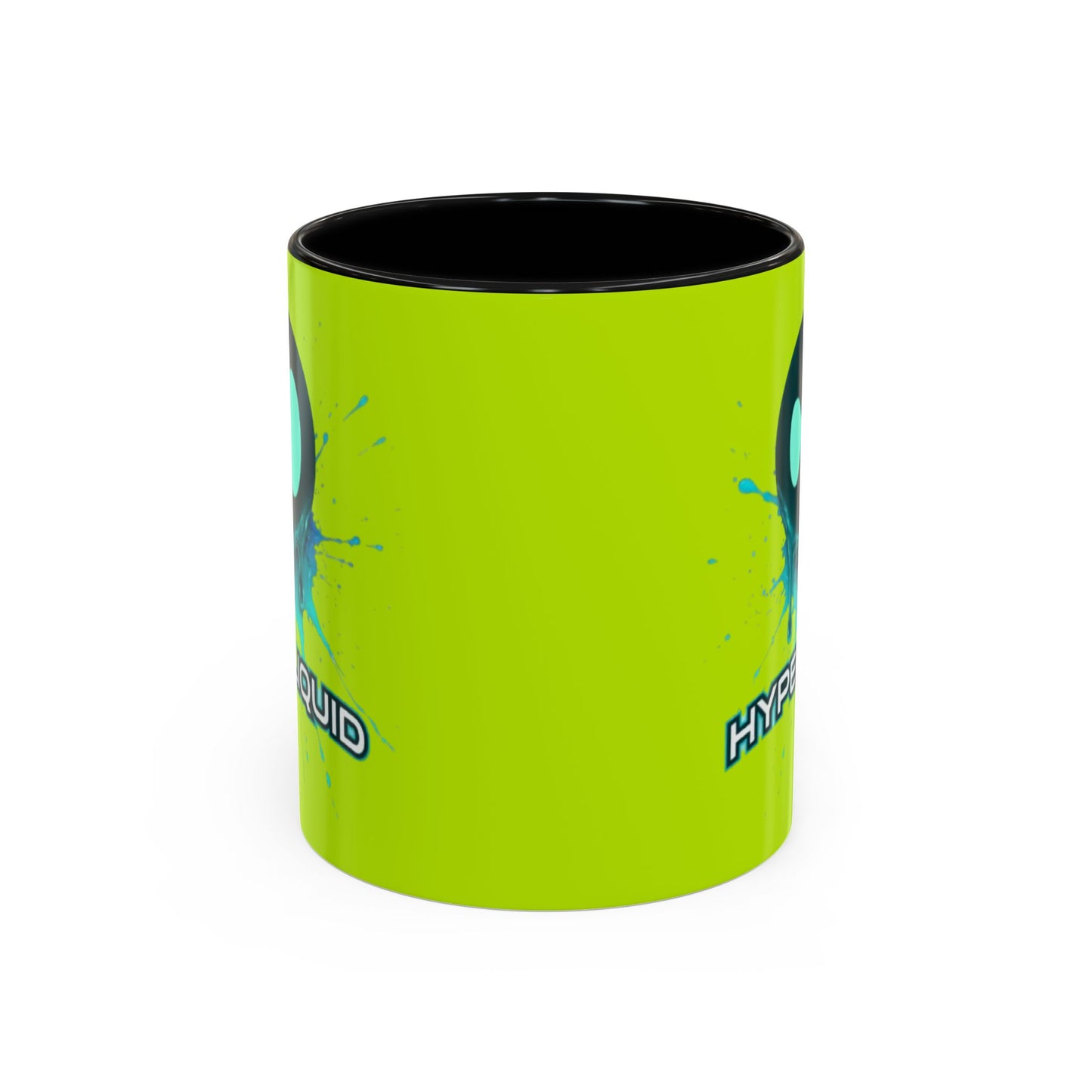 HYPE Drip Yellow Accent Mug by cypherpunkgear.com