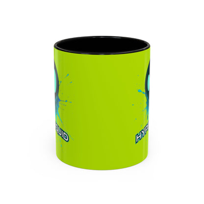 HYPE Drip Yellow Accent Mug by cypherpunkgear.com