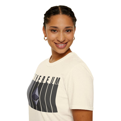 Ethereum (ETH) Light colors Unisex T-Shirt by cypherpunkgear.com