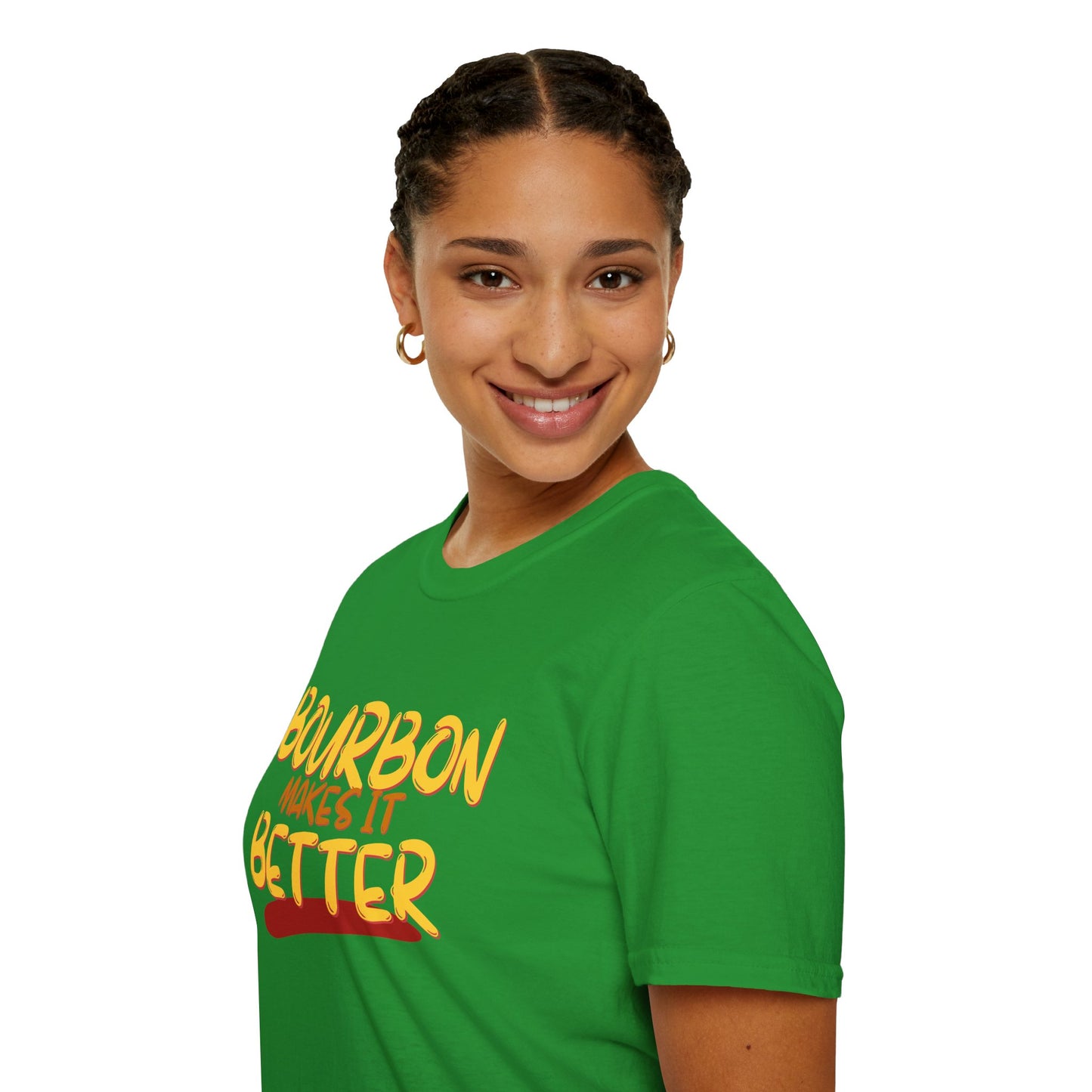 ¡Bourbon lo mejora con cypherpunkgear! Camiseta unisex de estilo suave