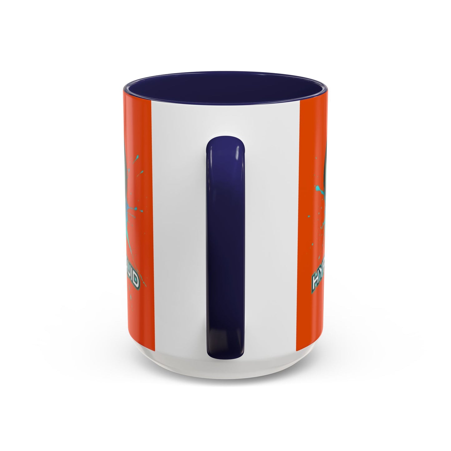 HYPE Drip Orange Accent Mug by cypherpunkgear.com