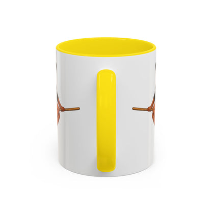 Velvet Vex White Accent Mug by CreepyCrafts.boo