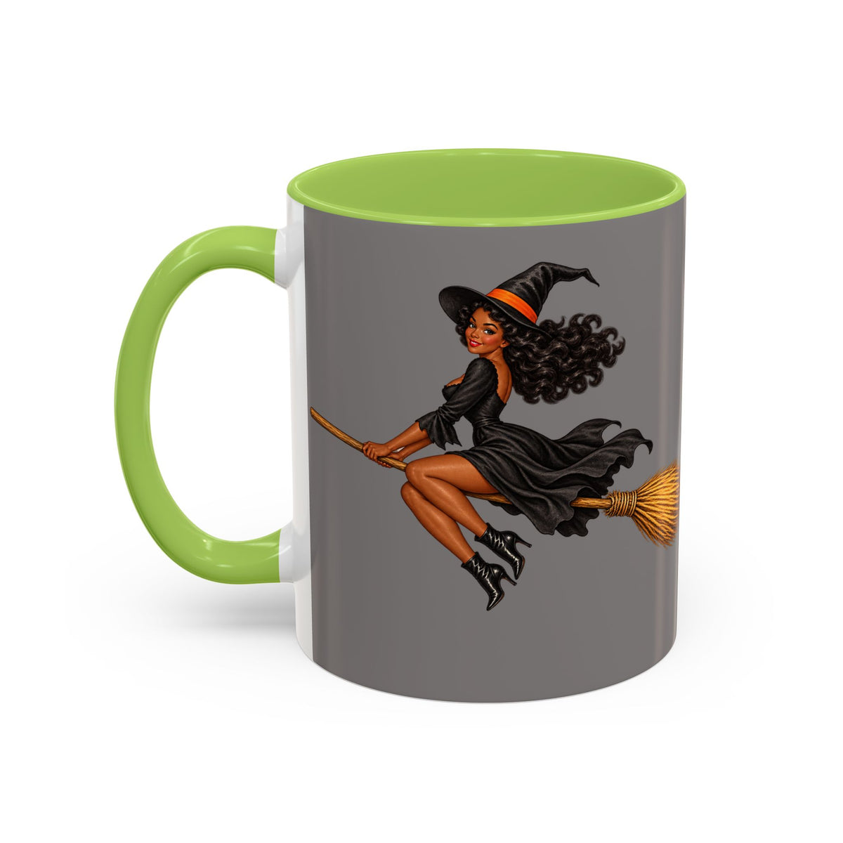 Velvet Vex Grey Accent Mug by CreepyCrafts.boo