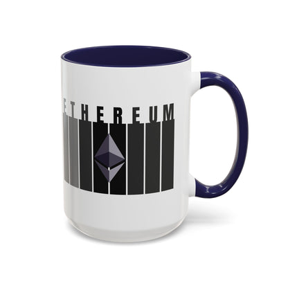 Ethereum (ETH) Accent Mug by cypherpunkgear