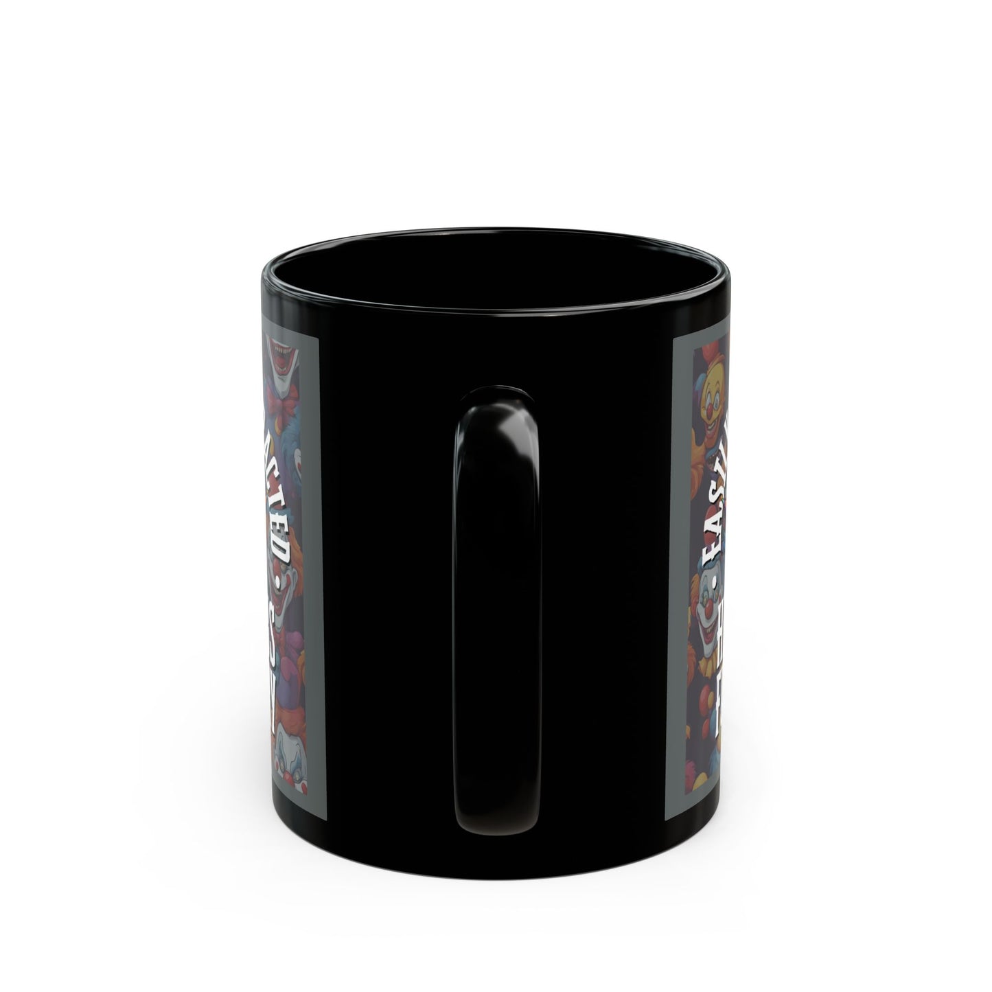 Easily Distracted by Heinous Fuckery Little Jincs Grey Mug by cypherpunkgear.com
