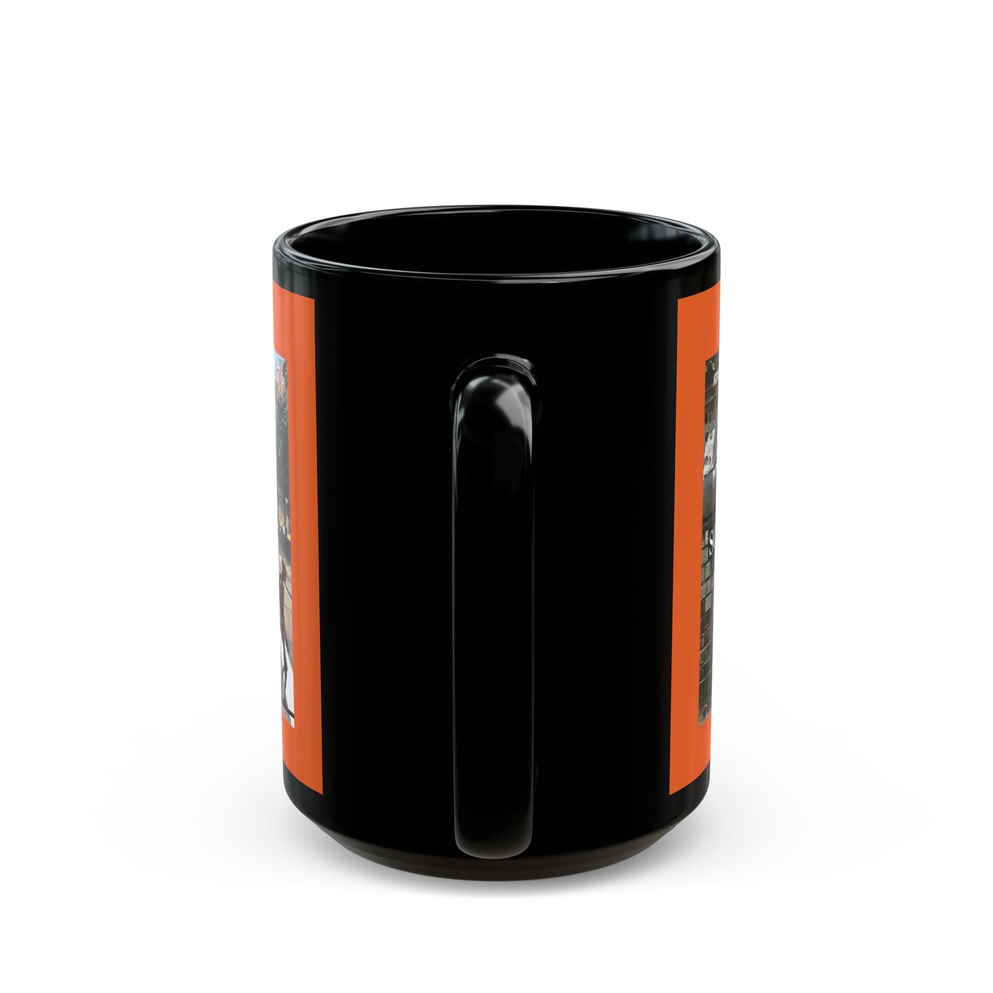 2-sided, Scabby Road Orange Mug by CreepyCrafts.boo
