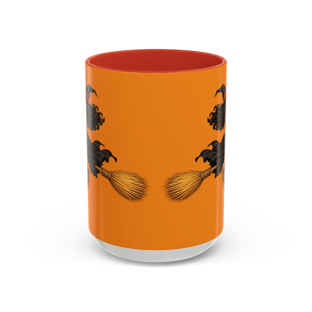Velvet Vex Orange Accent Mug by CreepyCrafts.boo