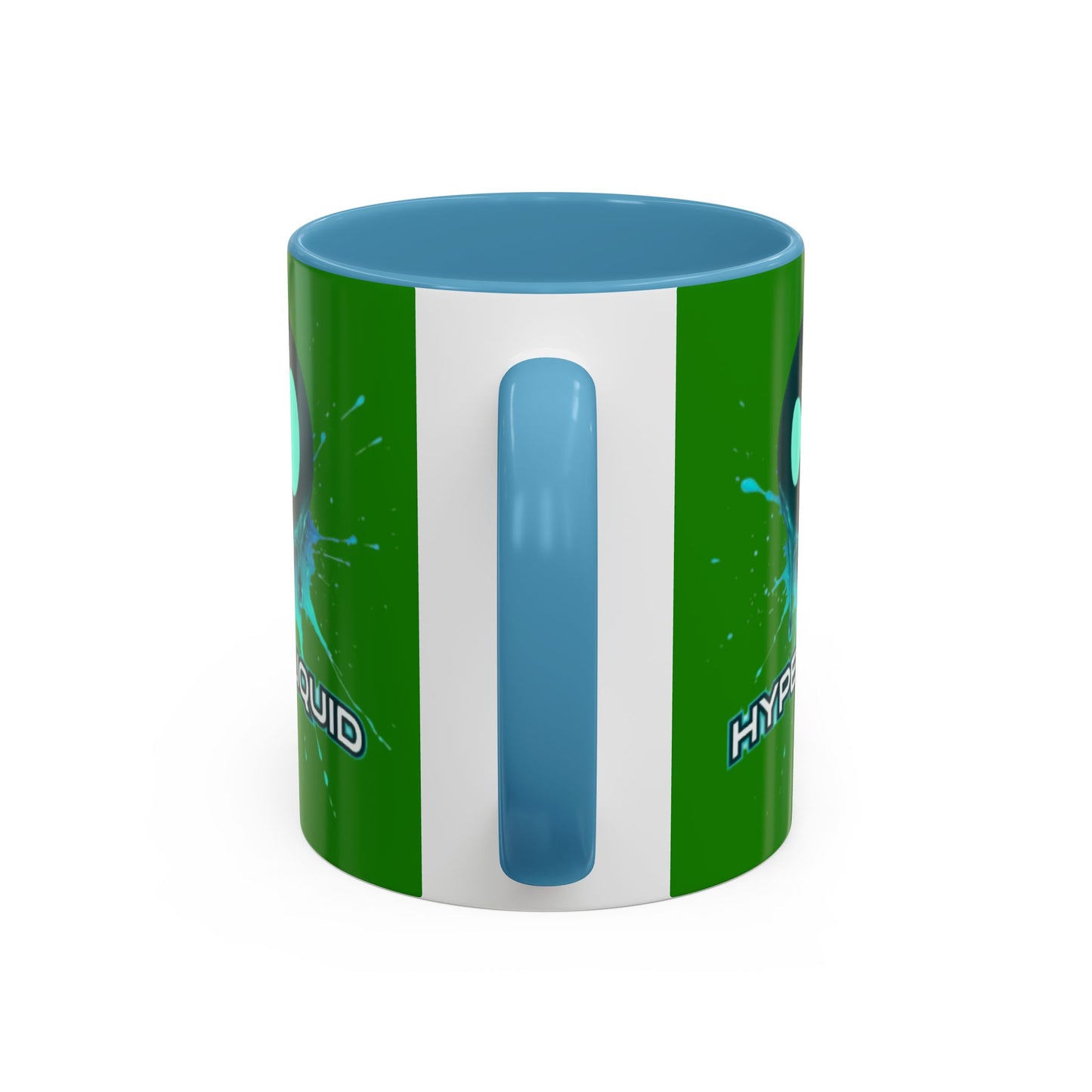 HYPE Drip Green Accent Mug by cypherpunkgear.com