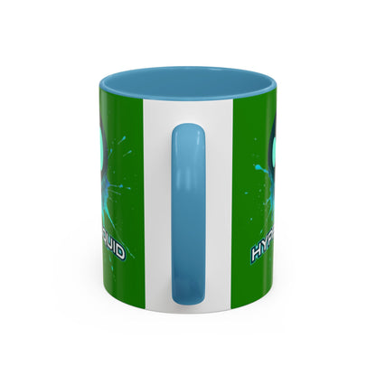 HYPE Drip Green Accent Mug by cypherpunkgear.com