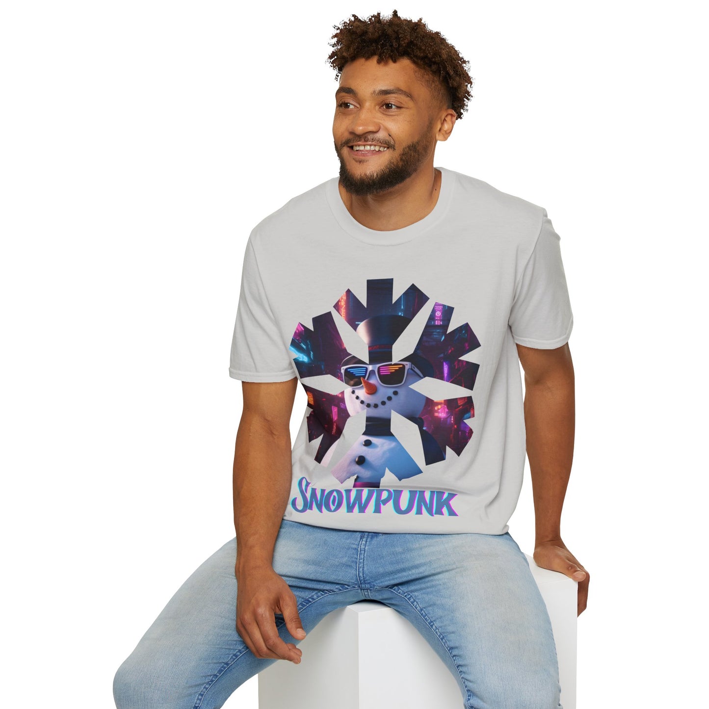 Snowpunk Light colors Unisex T-Shirt by cypherpunkgear.com