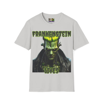 Frankenstein Lives Light colors Unisex T-Shirt by CreepyCrafts.boo