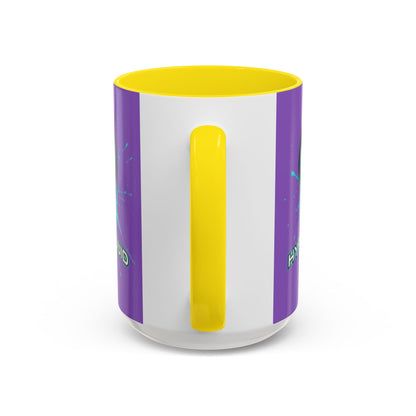 HYPE Drip Light Purple Accent Mug by cypherpunkgear.com