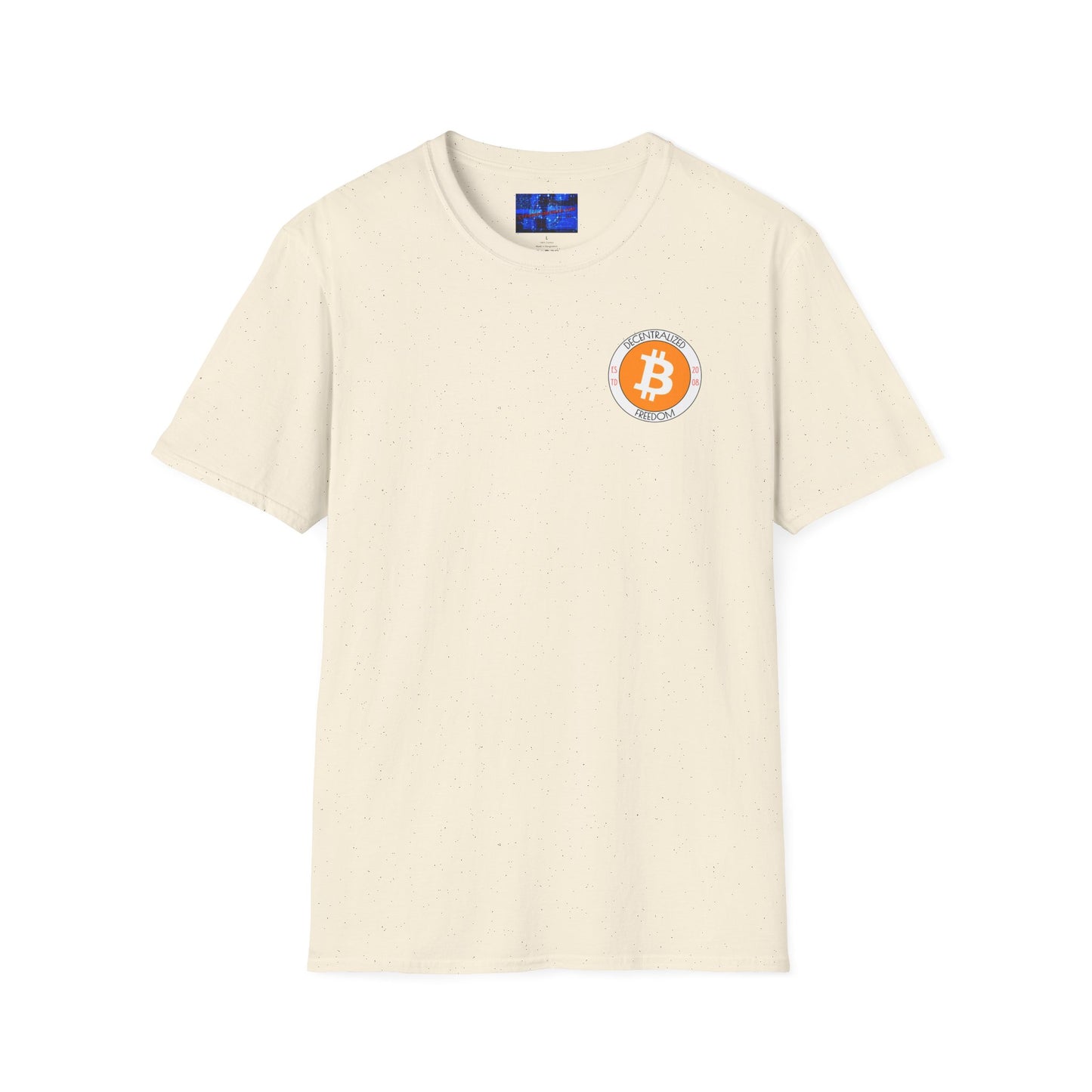 Bitcoin de 2 caras: ¡Libertad descentralizada de cypherpunkgear! Camiseta unisex de estilo suave