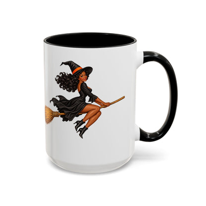 Velvet Vex White Accent Mug by CreepyCrafts.boo