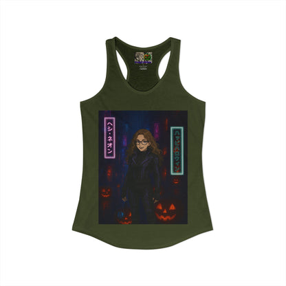 Hethyr Neon Women's Racerback Tank Top by CreepyCrafts.boo