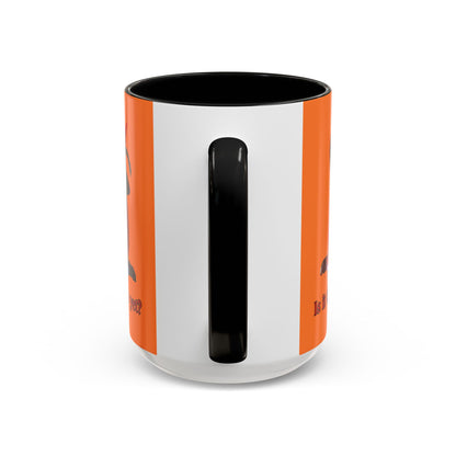 Is it Samhain yet? Orange Accent Mug by CreepyCrafts.boo
