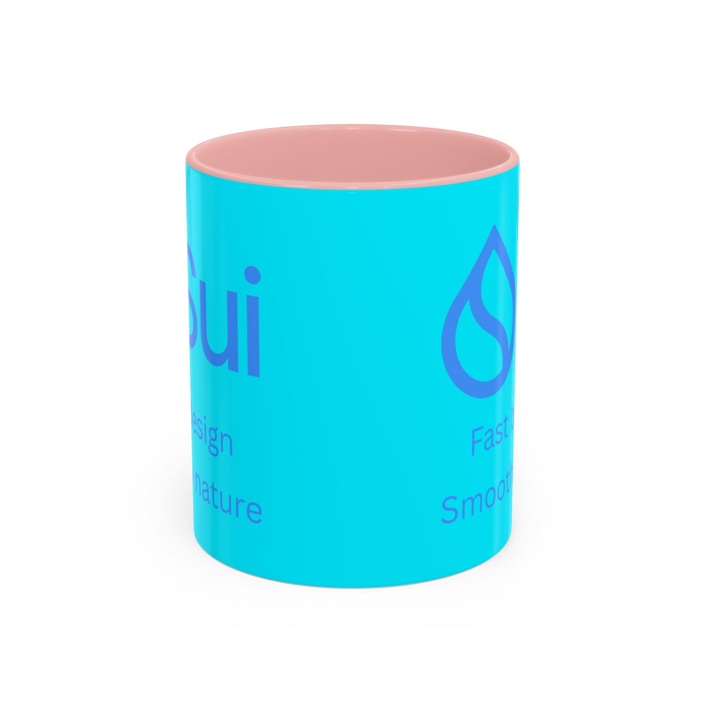 SUI Light Blue Accent Mug by cypherpunkgear.com