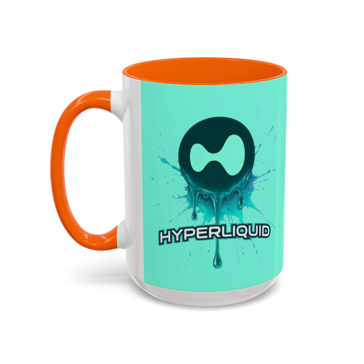 HYPE Drip Light Hyperliquid Accent Mug by cypherpunkgear.com