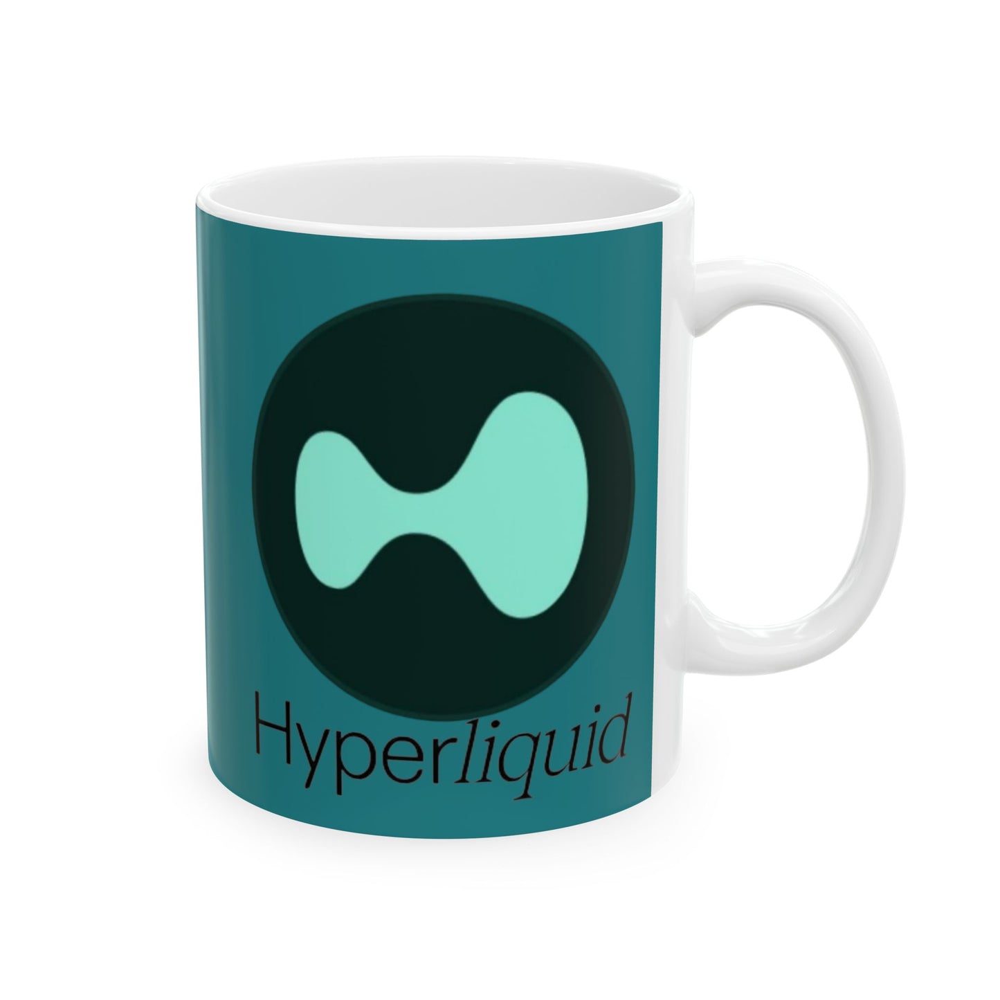 Hyperliquid Black font Hyperliquid Mug by cypherpunkgear.com