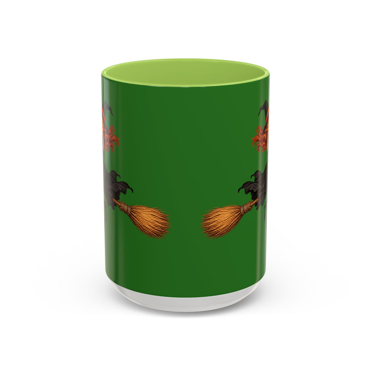 Hazel Hex Green Accent Mug by CreepyCrafts.boo