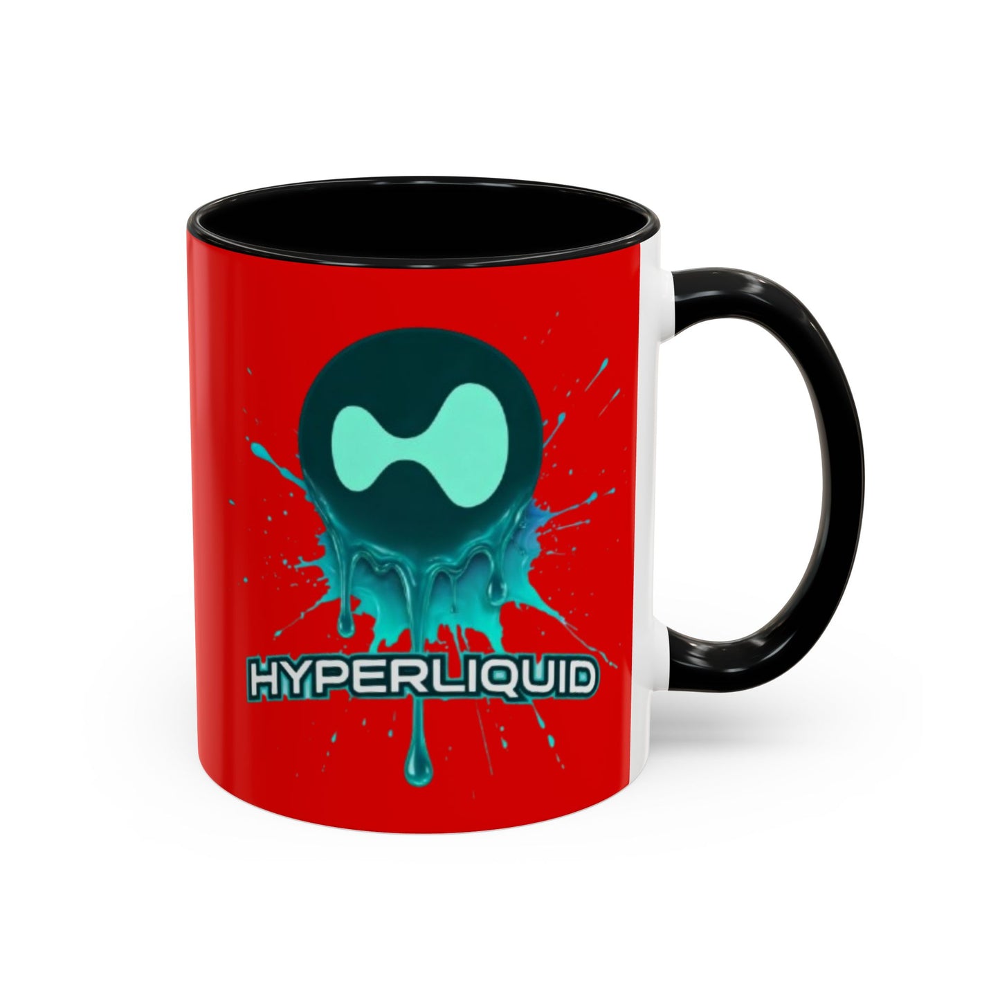HYPE Drip Red Accent Mug by cypherpunkgear.com