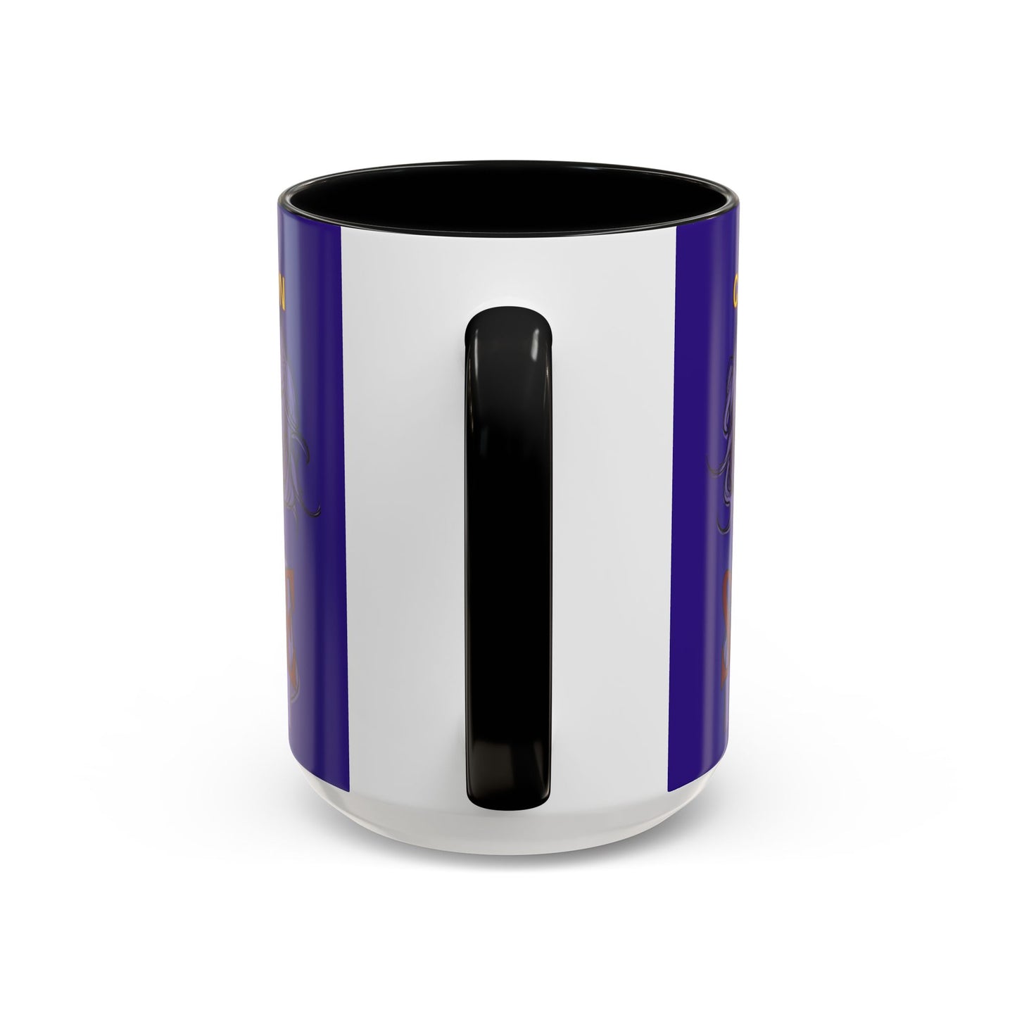 Caution, Savage Dark Purple Accent Mug by cypherpunkgear.com