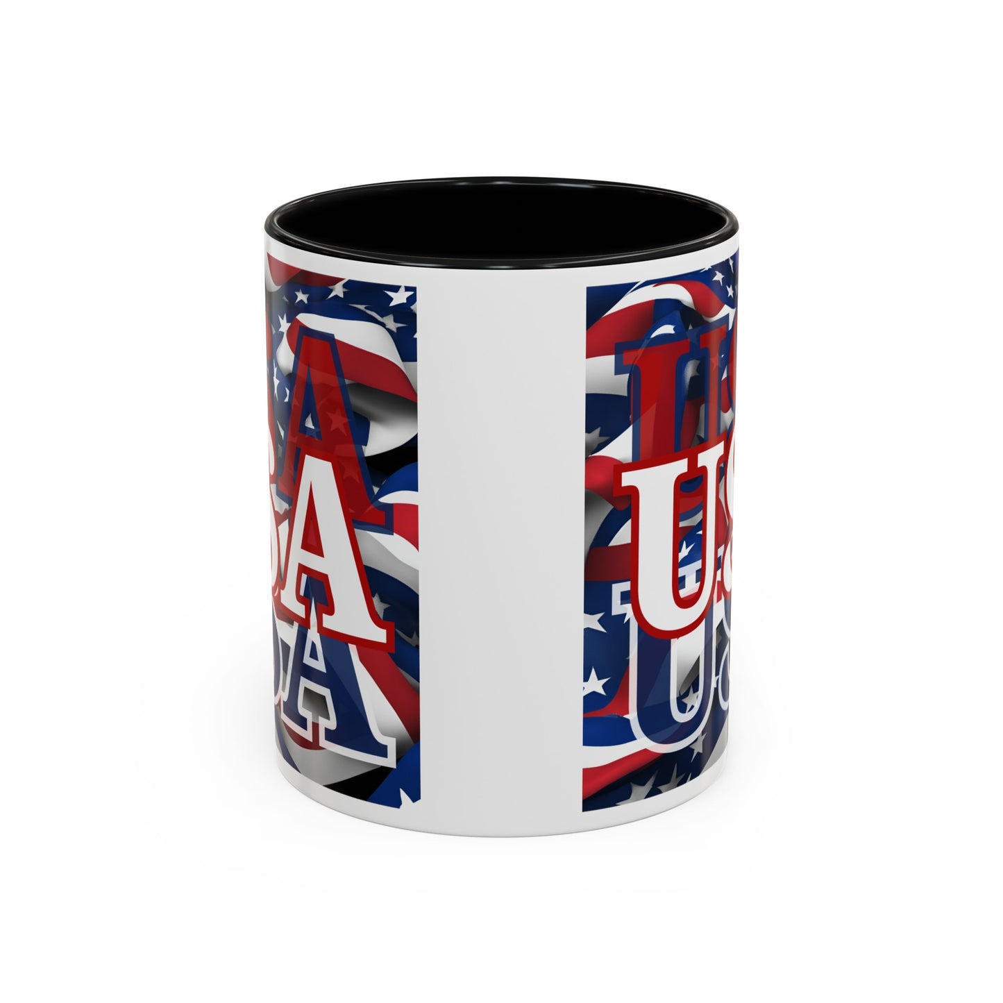 USA WHfont Center Patriot Accent Mug by cypherpunkgear