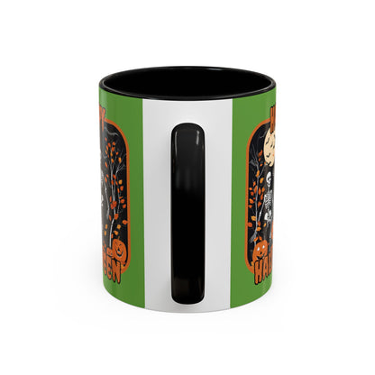 Spooktacular Skeletons of Halloween Accent Mug by CreepyCrafts.boo