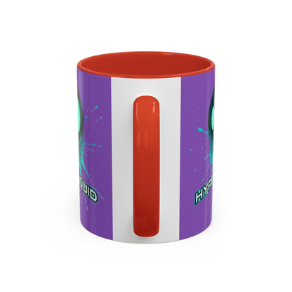 HYPE Drip Light Purple Accent Mug by cypherpunkgear.com