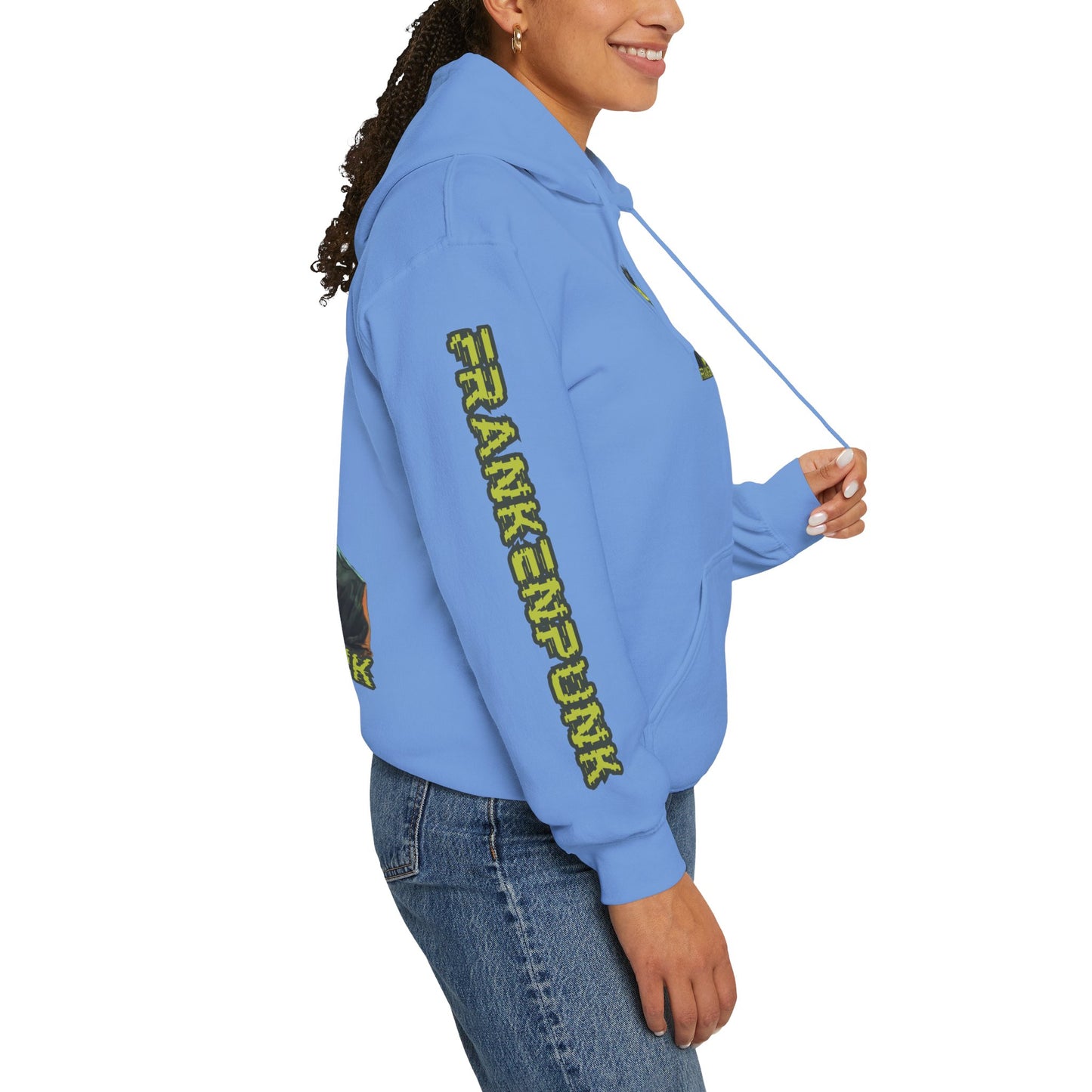 Frankenpunk Hoodie Unisex Hooded Sweatshirt by CreepyCrafts.boo