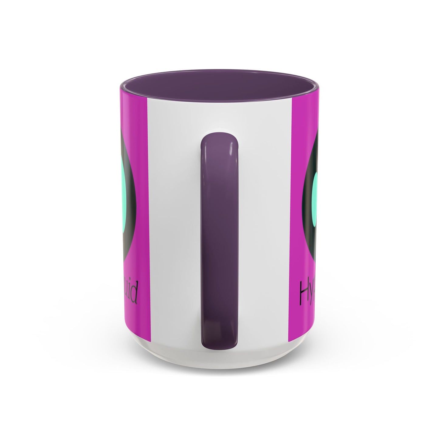 Hyperliquid Black font Pink Accent Mug by cypherpunkgear.com