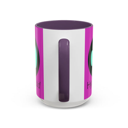 Hyperliquid Black font Pink Accent Mug by cypherpunkgear.com