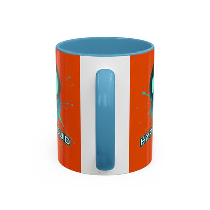 HYPE Drip Orange Accent Mug by cypherpunkgear.com