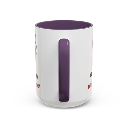 Is it Samhain yet? White Accent Mug by CreepyCrafts.boo