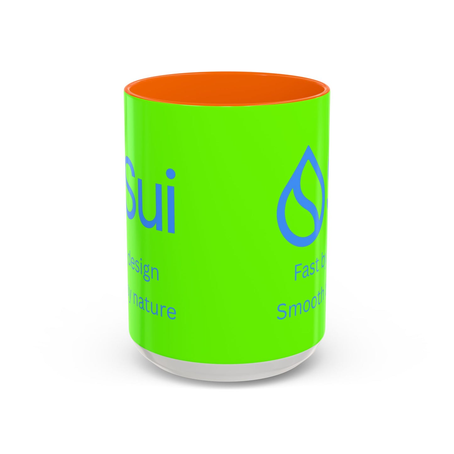 SUI Green Accent Mug by cypherpunkgear.com