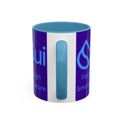 SUI Purple Accent Mug by cypherpunkgear.com