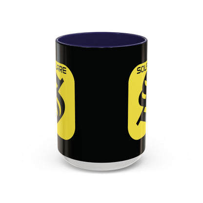SolflareLogo Black Accent Mug by cypherpunkgear.com