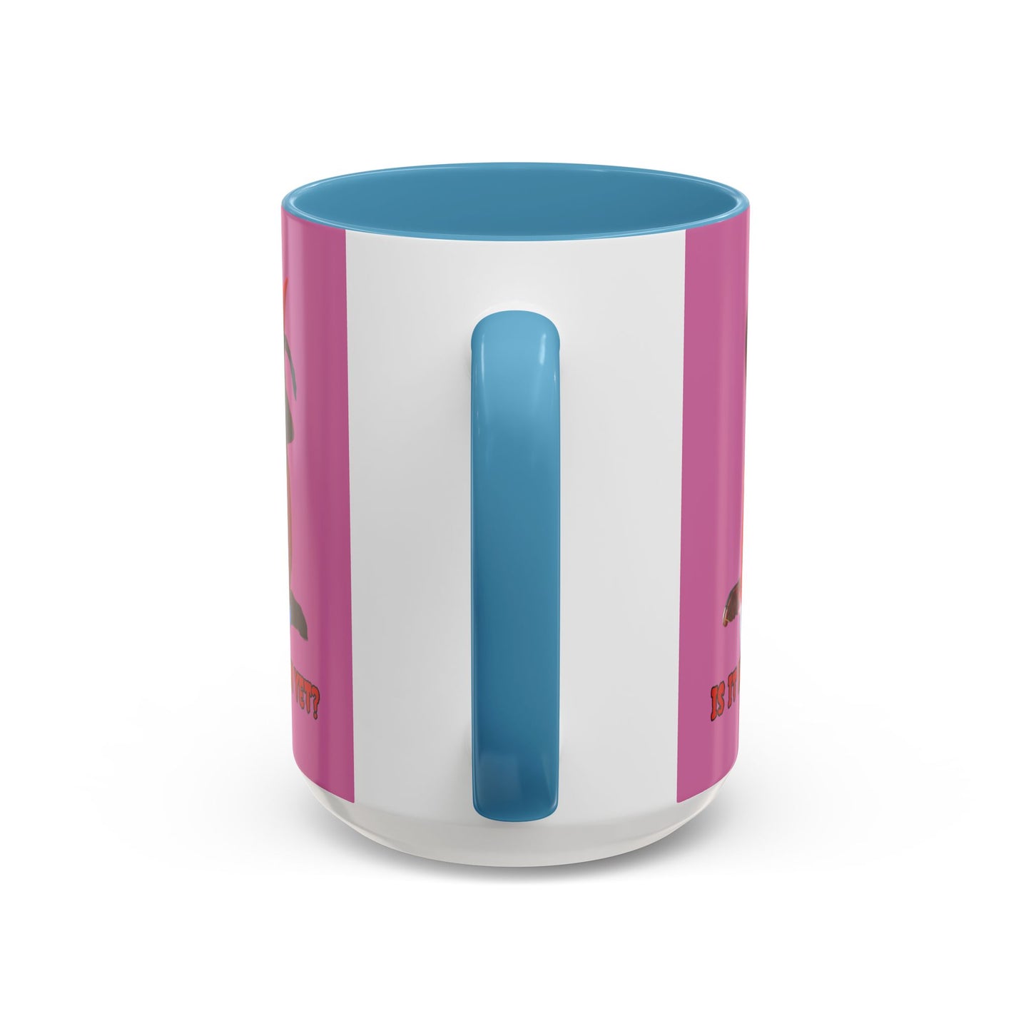Is it Halloween yet? Pink Accent Mug by CreepyCrafts.boo