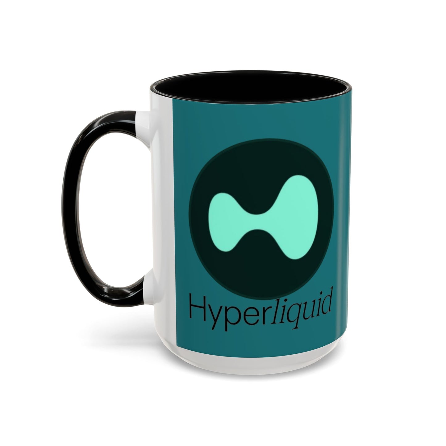 Hyperliquid Black font Hyperliquid Accent Mug by cypherpunkgear.com