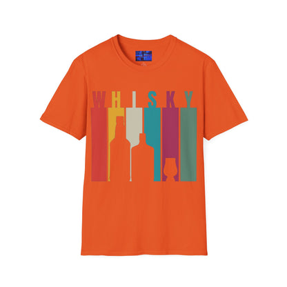 Whisky spelled without an 'e' LTcolors Unisex T-Shirt by cypherpunkgear.com
