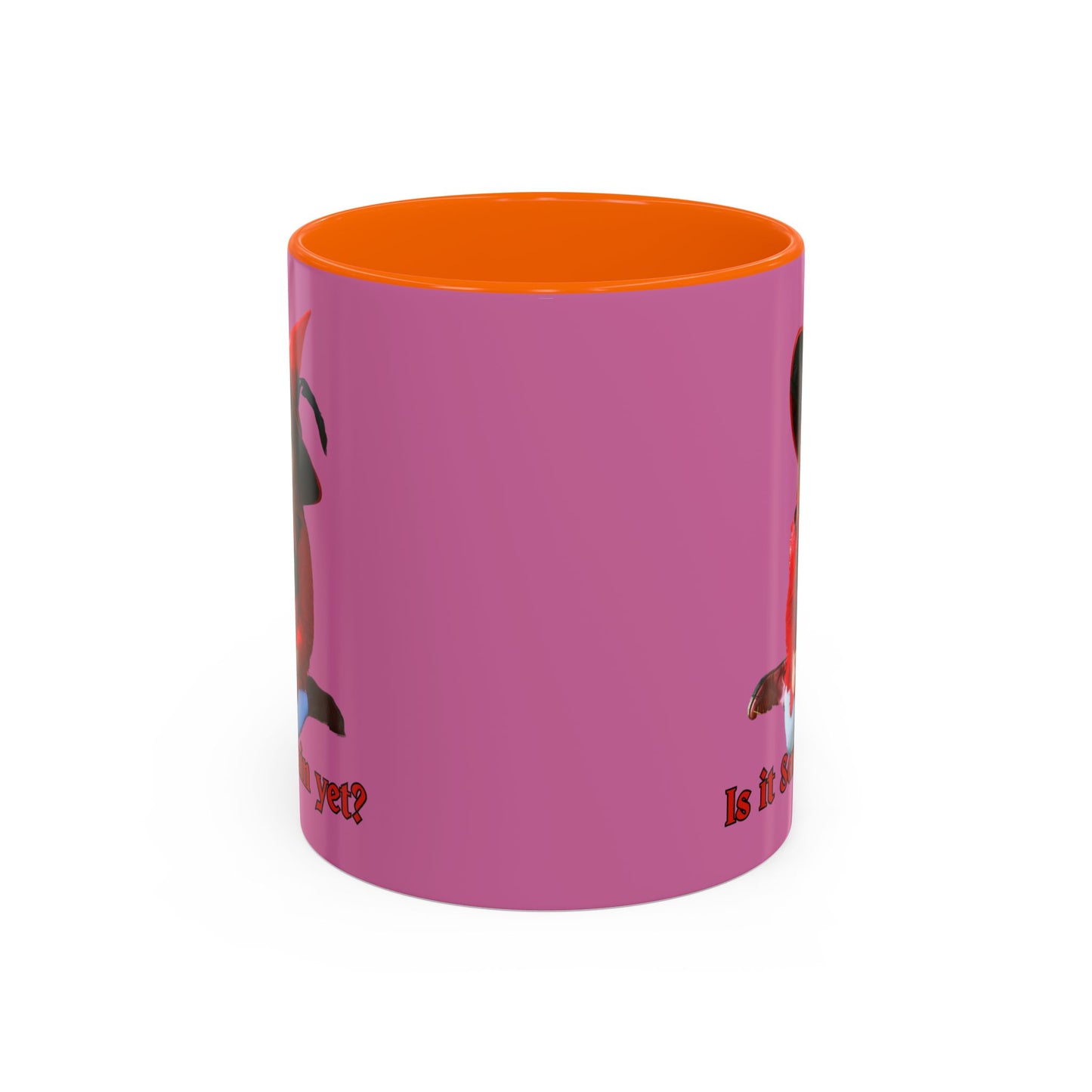 Is it Samhain yet? Pink Accent Mug by CreepyCrafts.boo