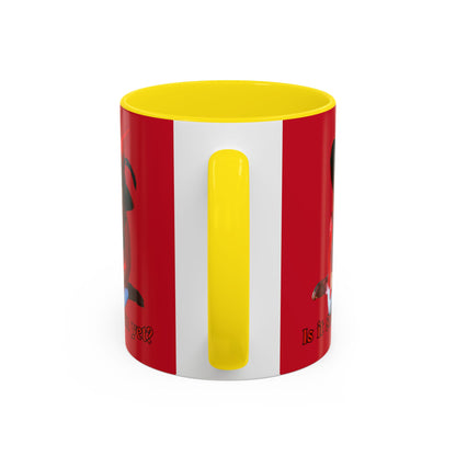 Is it Samhain yet? Red Accent Mug by CreepyCrafts.boo