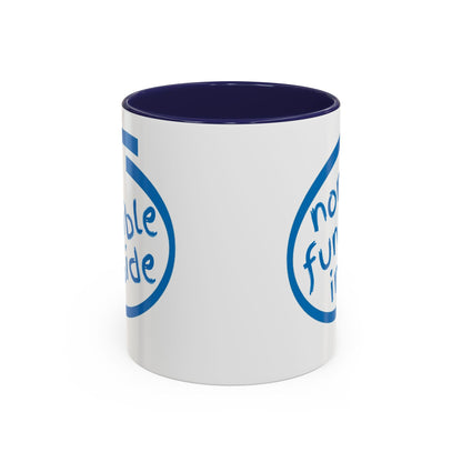 Non-Fungible Inside White Accent Mug by cypherpunkgear.com