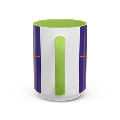 Velvet Vex Purple Accent Mug by CreepyCrafts.boo