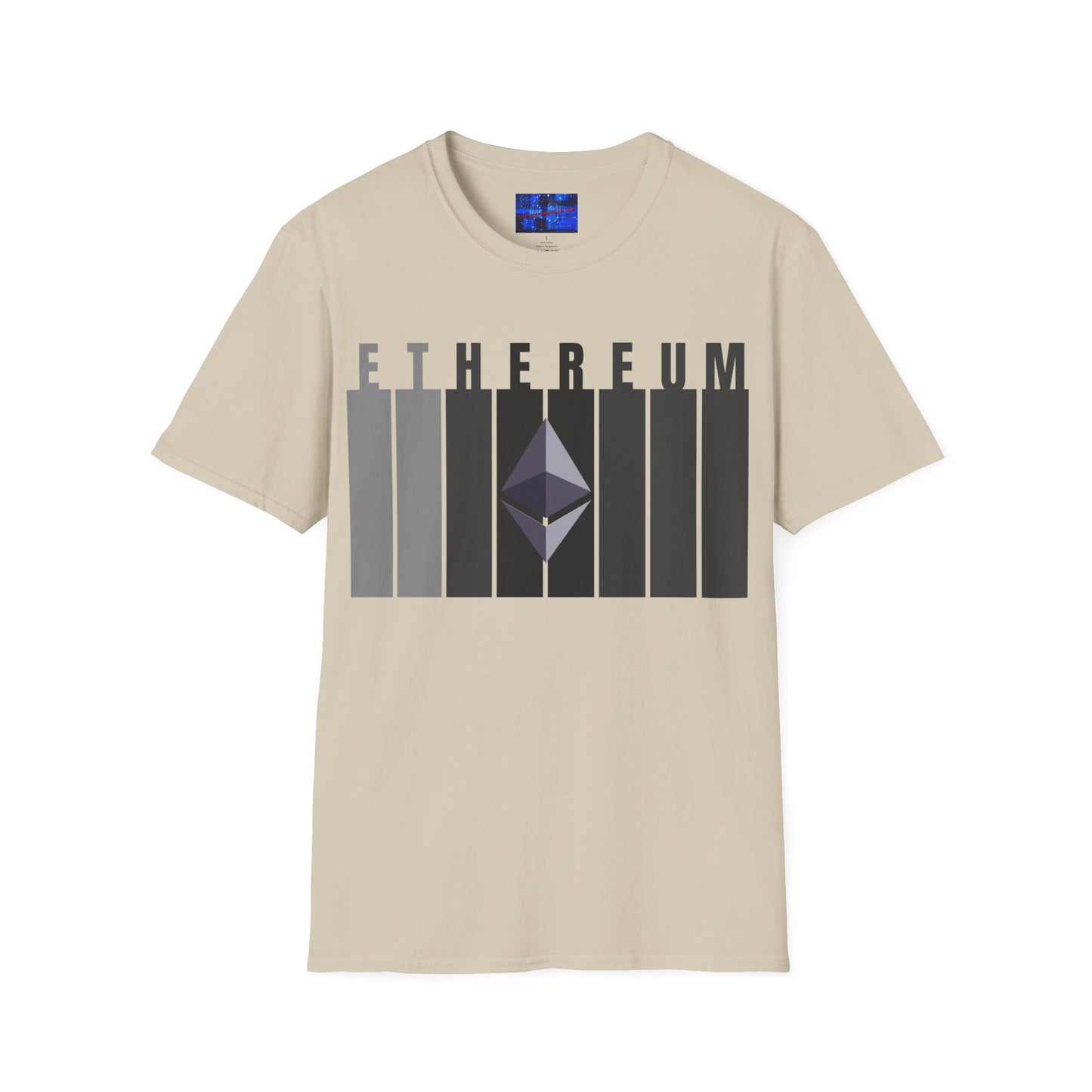 Ethereum (ETH) Light colors Unisex T-Shirt by cypherpunkgear.com