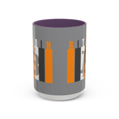 Bitcoin (BTC) Freedom Accent Mug by cypherpunkgear.com