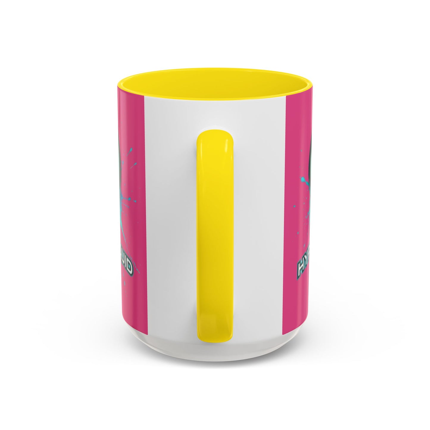 HYPE Drip Pink Accent Mug by cypherpunkgear.com