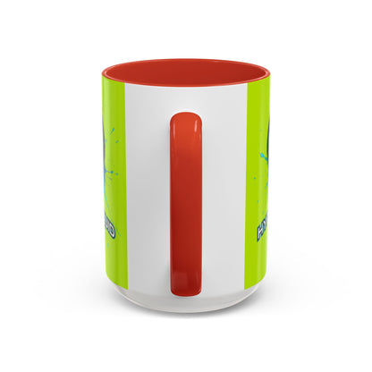 HYPE Drip Yellow Accent Mug by cypherpunkgear.com