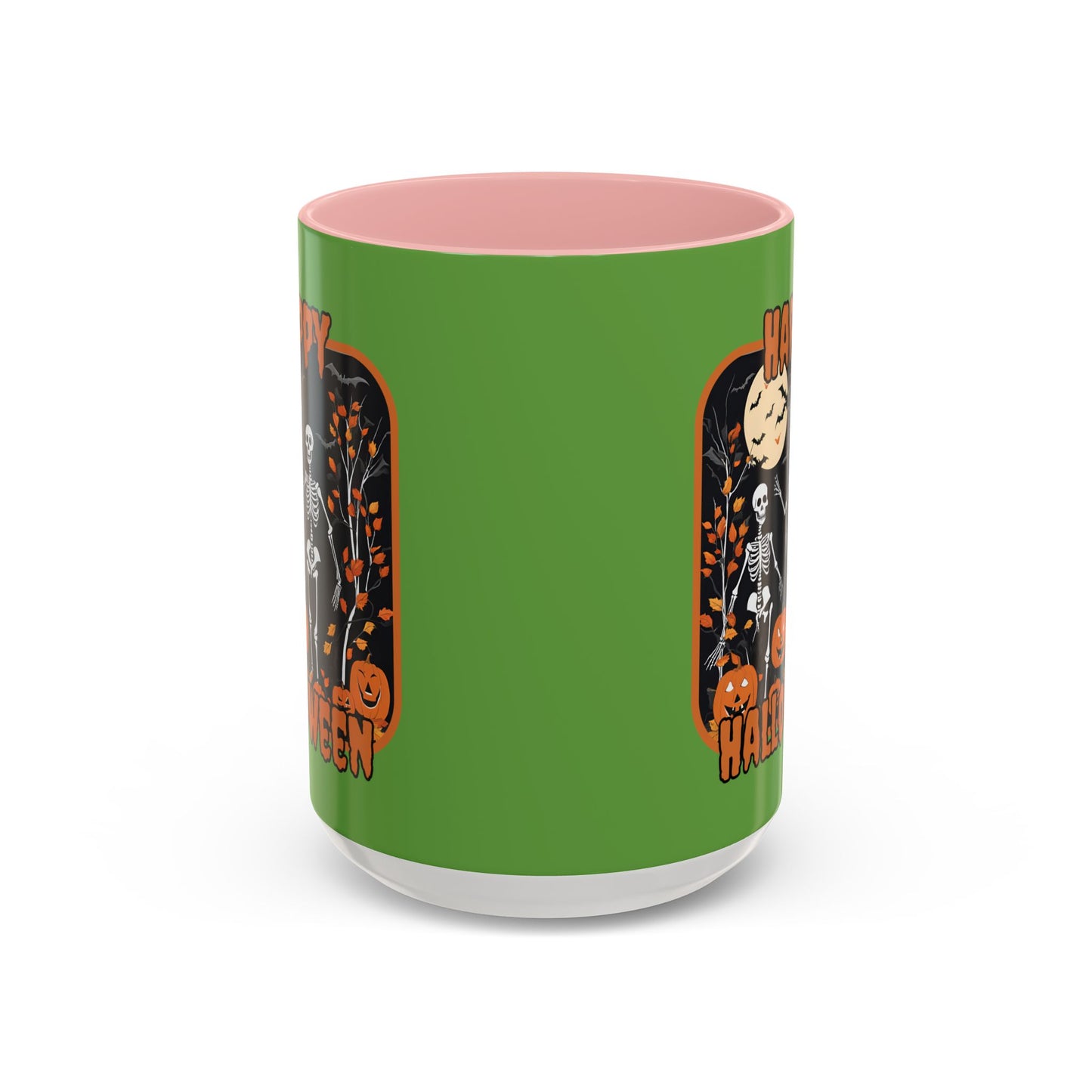 Spooktacular Skeletons of Halloween Accent Mug by CreepyCrafts.boo